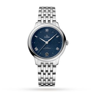 replica Omega De Ville Prestige Co Axial Master Chronometer 34mm Orologio da donna blu O43410342003002