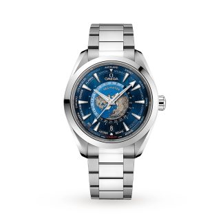 replica Omega Seamaster Aqua Terra 150m Co Axial GMT Worldtimer 43mm Orologio Uomo O22010432203001