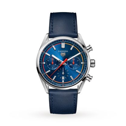 replica TAG Heuer Carrera Cronografo 42mm Uomo Orologio Blu CBN201D.FC6543