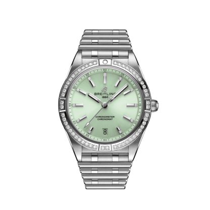 replica breitling Chronomat Automatic 36 Acciaio inossidabile Verde menta A10380591L1A1